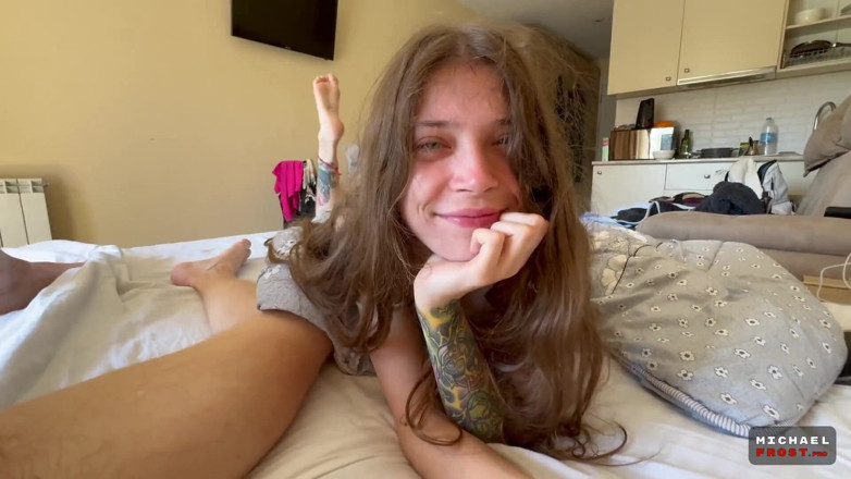 MichaelFrostPro: Woke up and Put It in Her Mouth. Cum in...