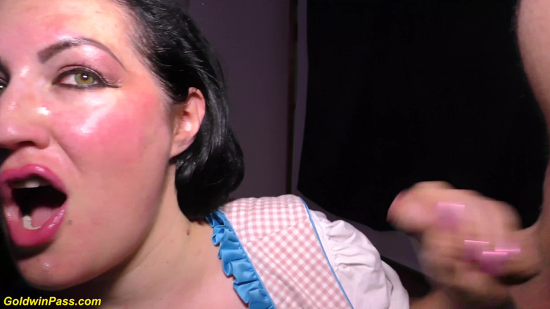 Lederhosen Gangbang: Chubby milf anal lederhosen group banged