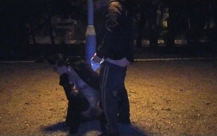 Fuck me like you hate me: A Slut Wife Drinks a Piss in A Public Park