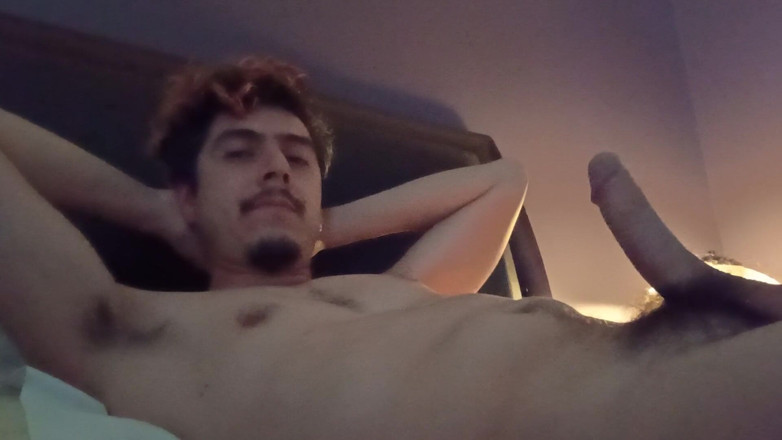 Tabasco Jake: Handsome Man Big Throbbing Cock No Hands