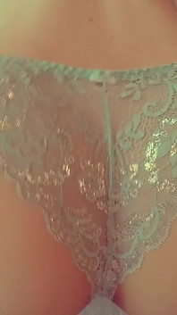 Sissy Bouncing Booty in Lace Panties