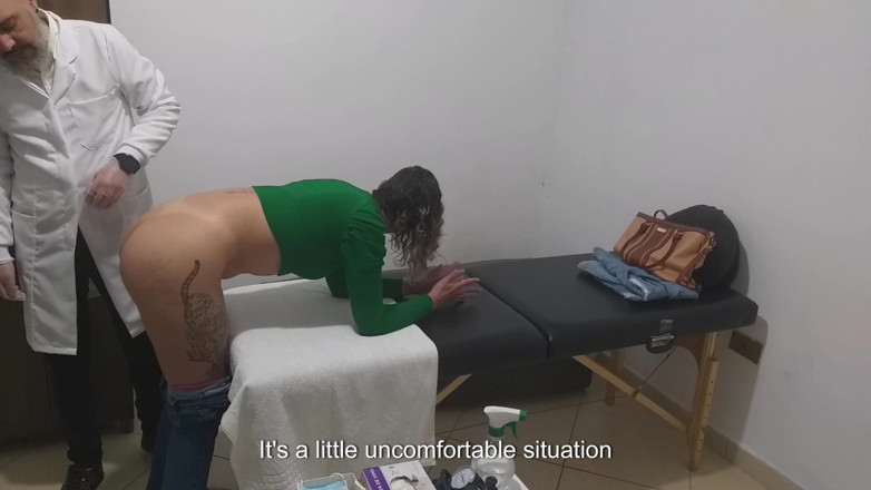 Gabi SweetCouplesStories: Real Doctor Examines the Patient's Anus and Breasts