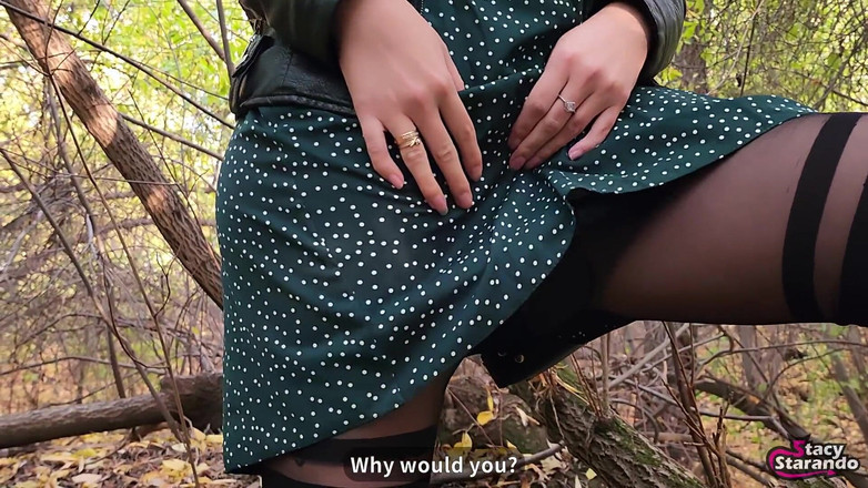 Stacy Starando: Nachytal jsem cizí dívku masturbovat v lesoparku a ošukal jsem...