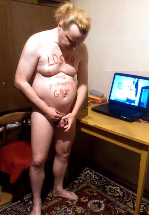 Dorisstar: Full video loser cum in chastity during humiliation