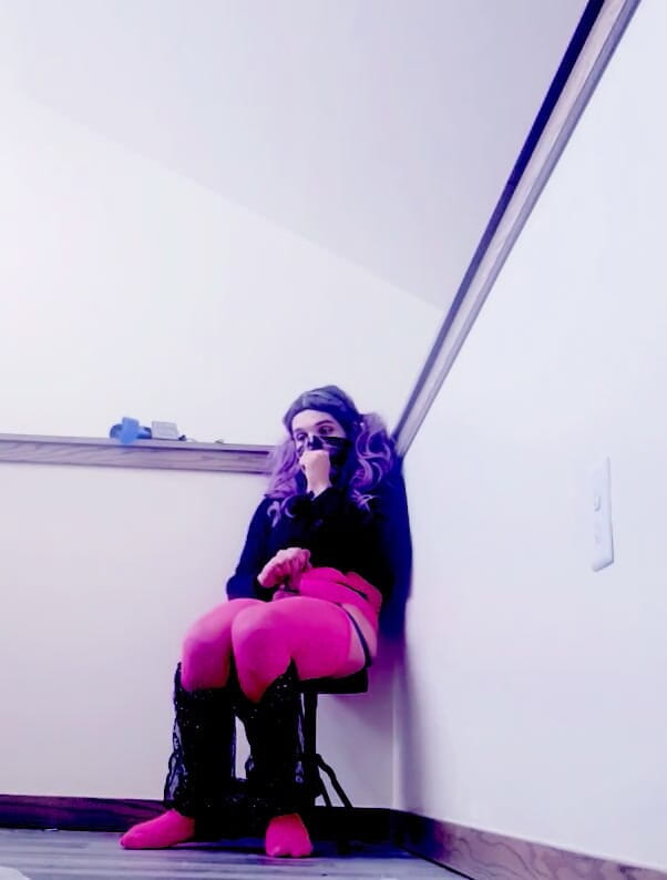 Natalie Slax: Curvă obraznică cu spermă Tgirl Sissy