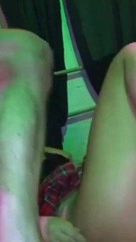 Mature Brunette Dripping in Sloppy Group Stretch Fest