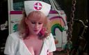 Girls of Desire: Busty lesbians have their pussies checked in nurse fantasy 3some