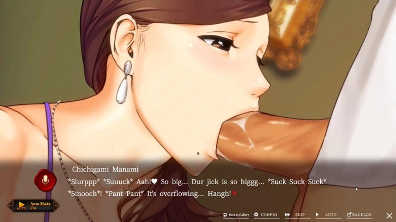 NSFWOtaku: Hentai Game - Professional Deepthroat Performance - a Gigantic-breasted MILF’s Devotional Oral...