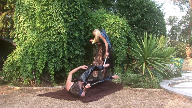 Miami Reality: Stunning fairy fucking two big dick in hot parody sex...