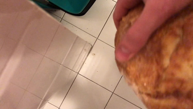Francesco Spinozzi: fucking bread with cum