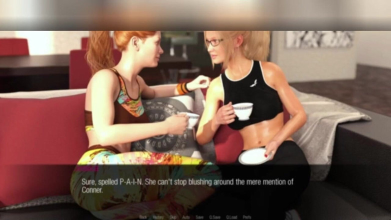 3DXXXTEEN2 Cartoon: Jessica's first sapphic experience. 3D porn cartoon sex