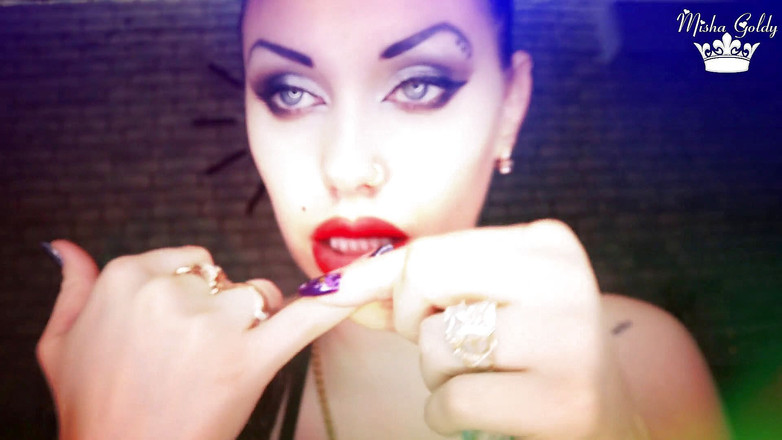 Goddess Misha Goldy: SPH dan perawan penghinaan karena menjijikkan Anda!