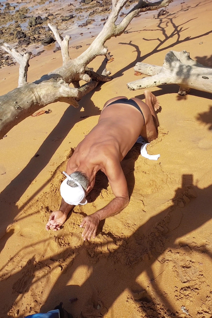Ladysilvas: Ladysilva in Panties on the Beach What a Hot Ass
