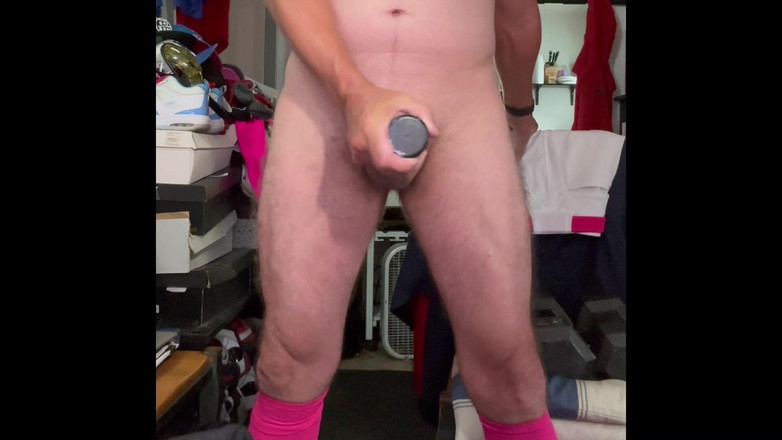 JockDad87: Alpha Stud Jockdad87 In Roze Honkbalsokken