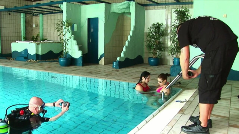 Lydia Privat: Making of bumsbad
