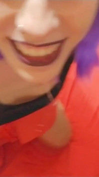 Cosplay kehlenfick, arschfick und muschi ficken, spermaschlucken