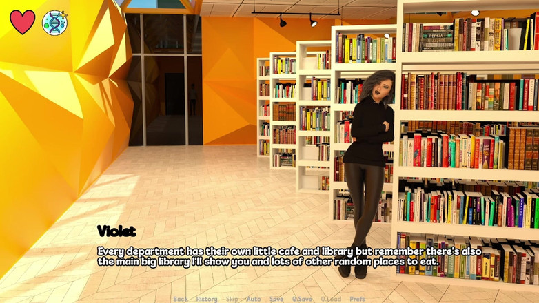 AVN Teller: La Universidad de Elmwood # 23 - cita romántica con una chica gótica...