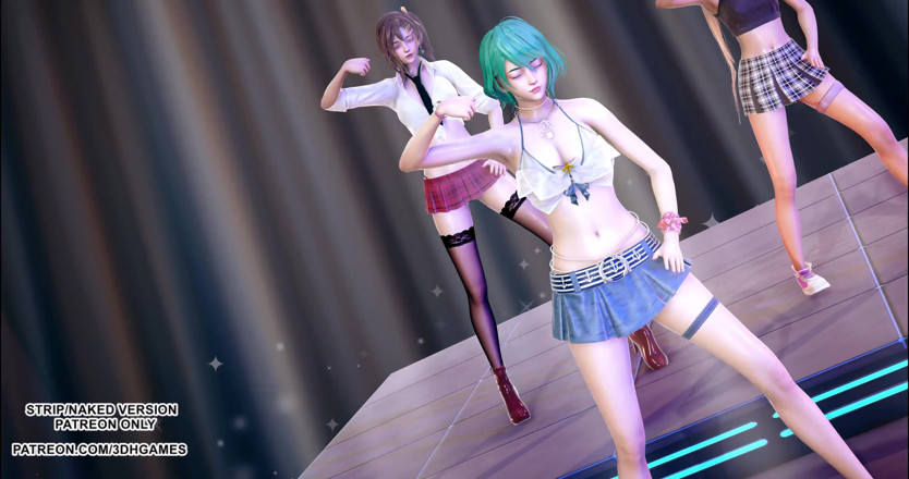 3D-Hentai Games: [mmd] fethi doa marie rose misaki tamaki ateşli dans 4k 60 fps