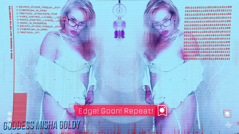 Goddess Misha Goldy: Become a mindless gooning jerkaholic for Me! Immerse yourself in...