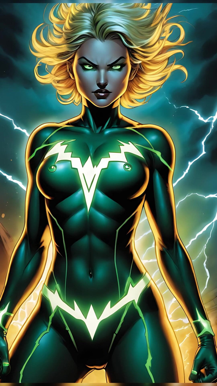 LustRender: Nude Volt Radiance Electric Storm