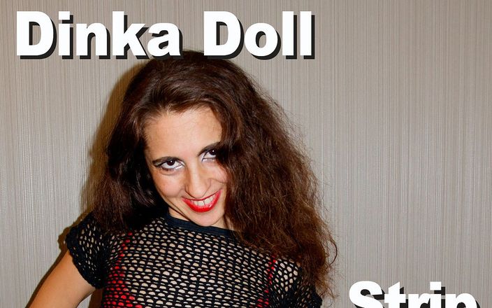 Picticon bondage and fetish: Dinka doll strip rosa masturbarse acariciada