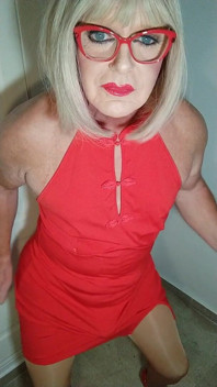 Little Red Dress, Cumming Everywhere
