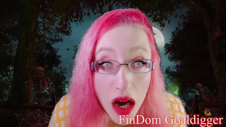 FinDom Goaldigger: Halloween nüsse, penis-transformation