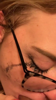 18yo Deep Throated Cum Slut Sperm Dripping Facial Skinny Girl