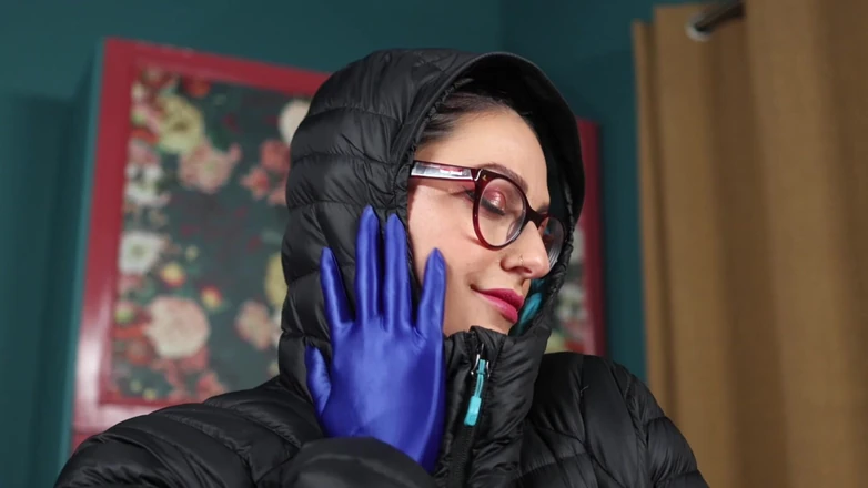 Countess diamond: Spandex Down Jacket Double Encasement
