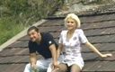 German amateur couples: A Stunning German Blonde Gets Banged on the Roof