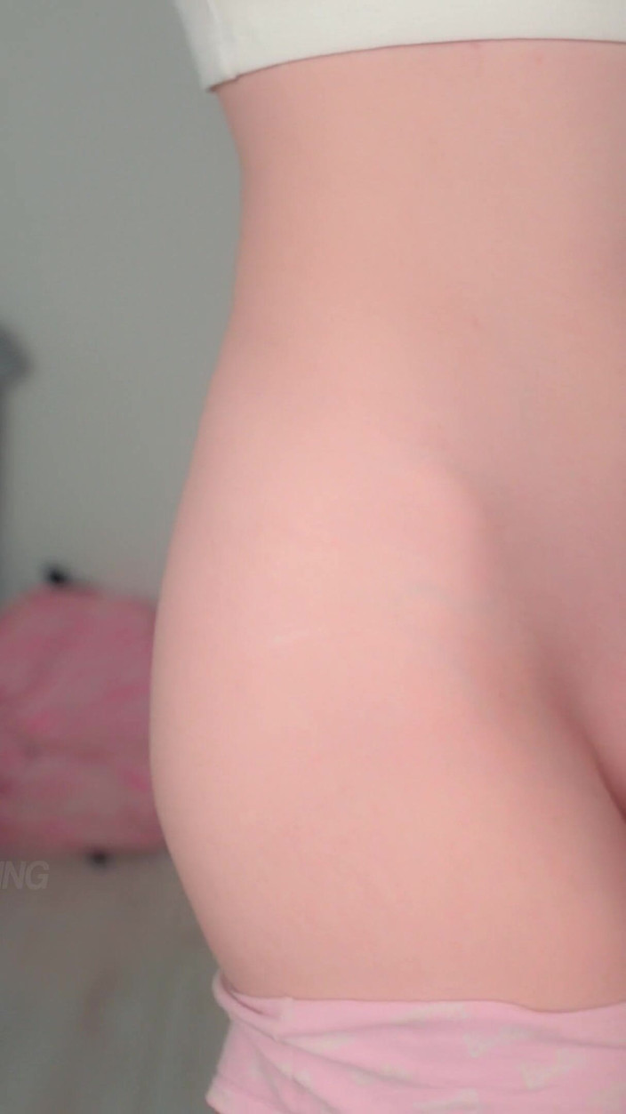 pinkloving: Stepsister Grinds Her Pussy on My Cock in Panties POV...