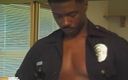 Gay Diaries: Horny Police Guy Destroys a Black Prisoner with Hairy Ass