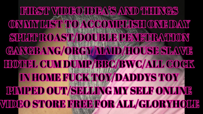 Gracie Love: My real sissy goals and dreams I need help with...