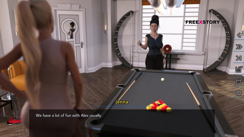 3D Cartoon Porn: Dreams of desire - Jenna schüttelt Alex's schwanz vor seiner vermieterin