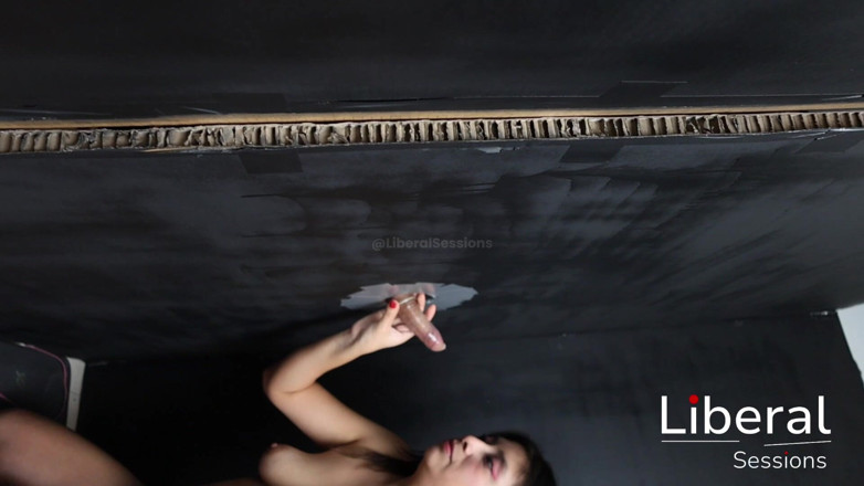 Liberal Sessions: First Time Skinny Girl in a Glory Hole