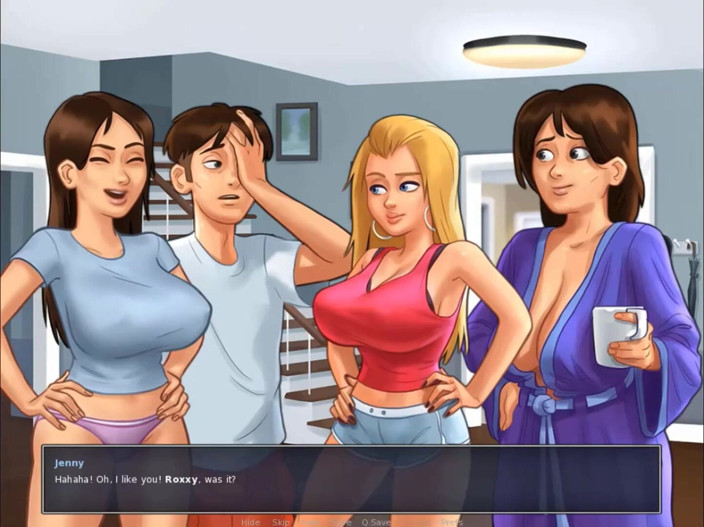 Cartoon Play: Summertime saga part 139 - cheerleaders have fun