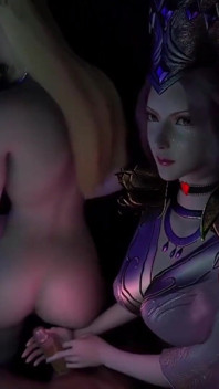 Queen and Princess Seducedance - Hentai 3D Uncensored V255