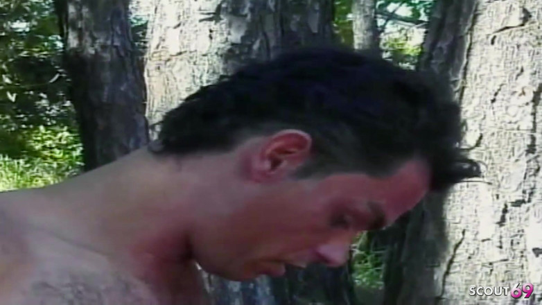 Shemale TS Collection: 巨大なチンポを持つ黒人ニューハーフが野外で男に犯される