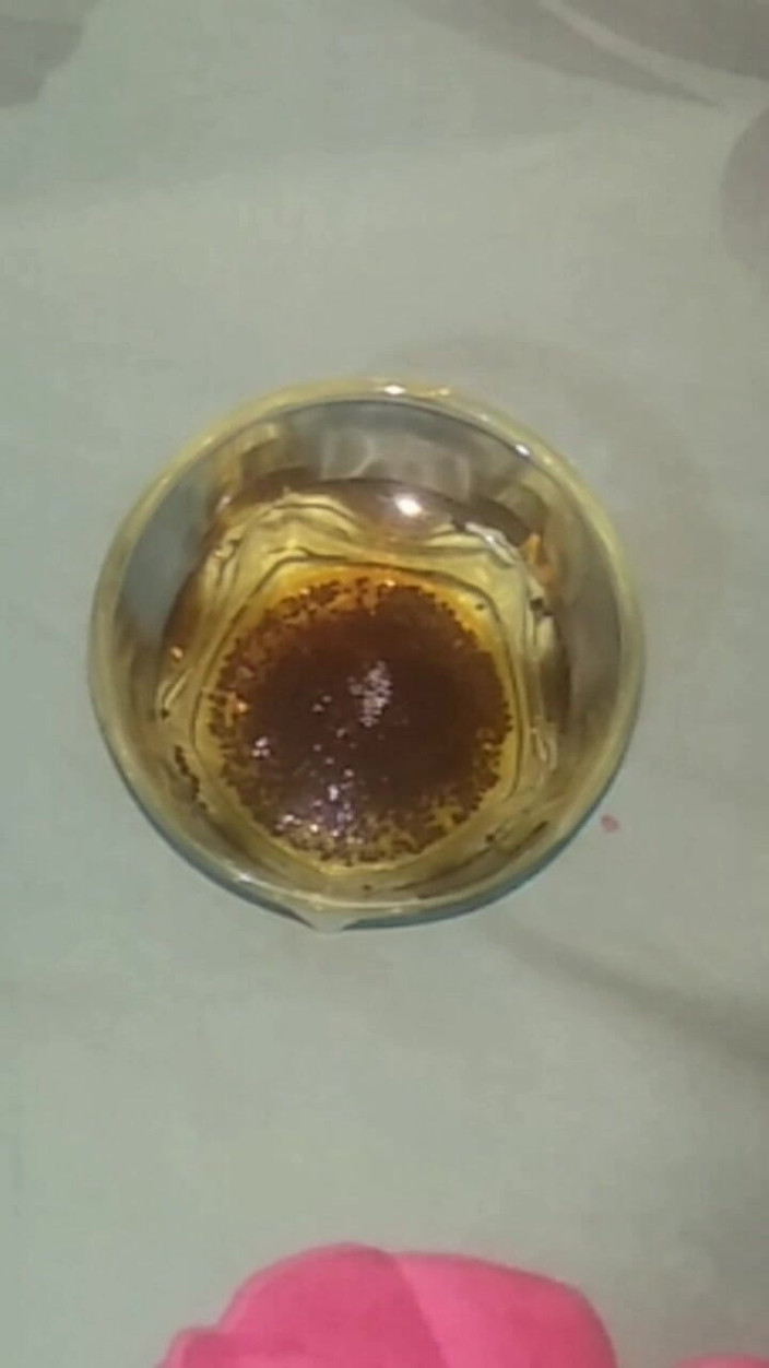 Aeddy: Mijn sperma/sperma met zwarte koffie.