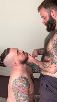 Hairy Gay Bareback Fucking and Cum in Ass