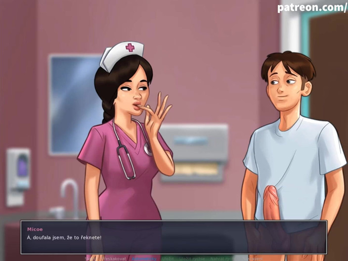 Cartoon Universal: Summertime saga part 136 - nurse heal me (Czech sub)