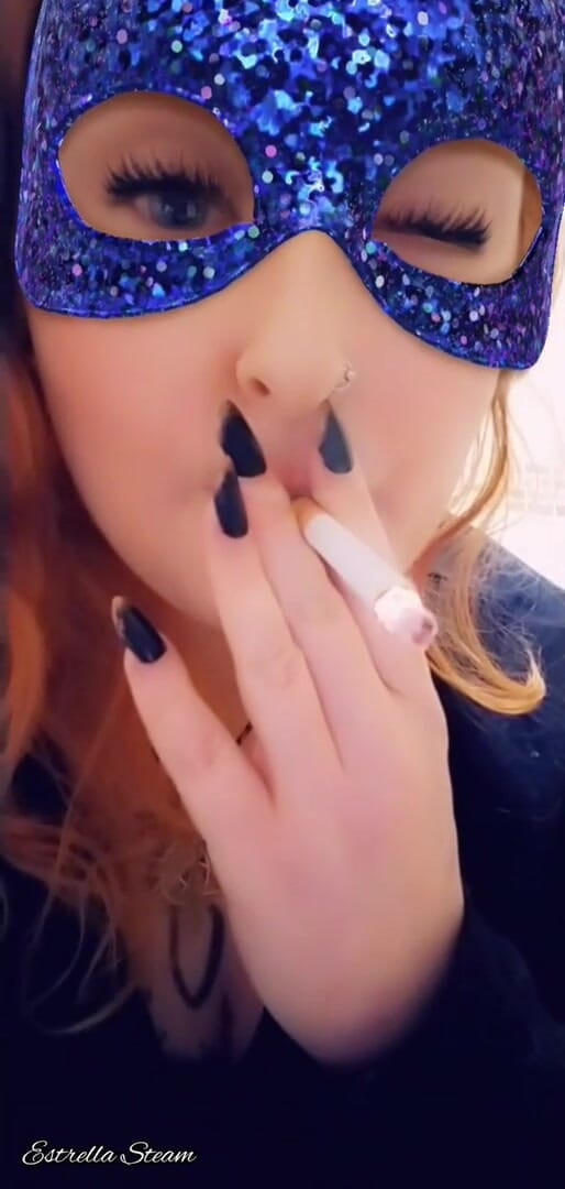 Estrella Steam: Smoking with a mask NO AUDIO