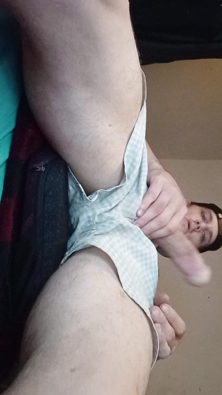 Smoke fetish: Sunny Showing off His Fat Cock