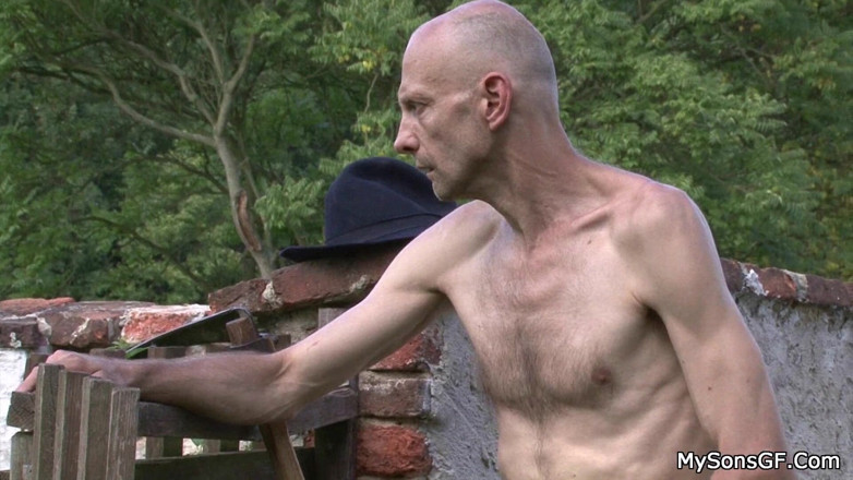 My Sons GF: Nude sunbathing in the country goes wrong