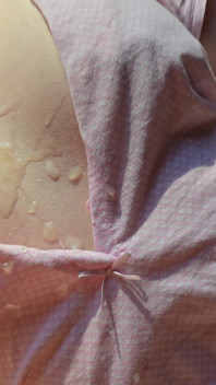 Hot Handjob and Cum on My Cute Pyjamas!