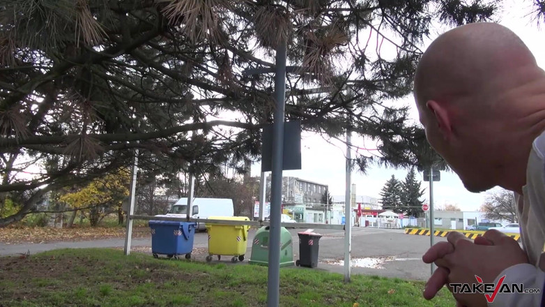 Melone Challenge: Extremely hard way to drill blonde polish teen in van