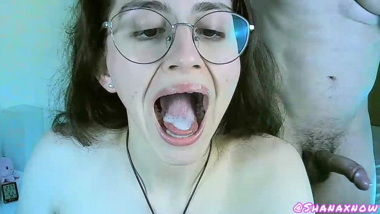 Shanaxnow: Nur mitglieder, blowjob, gesichtsfick, sperma im mund