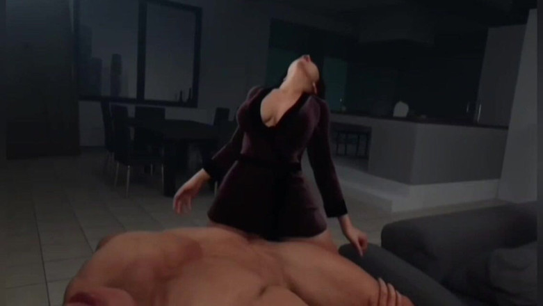 Divide XXX: Borta hemifrån - styvmor Eva Epilog Boobjob