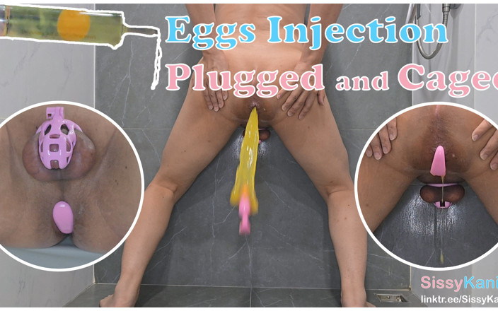SissyKanisa: Sissy Kanisa Anal Training: Eggs Injection Anal Plugged and Cock...