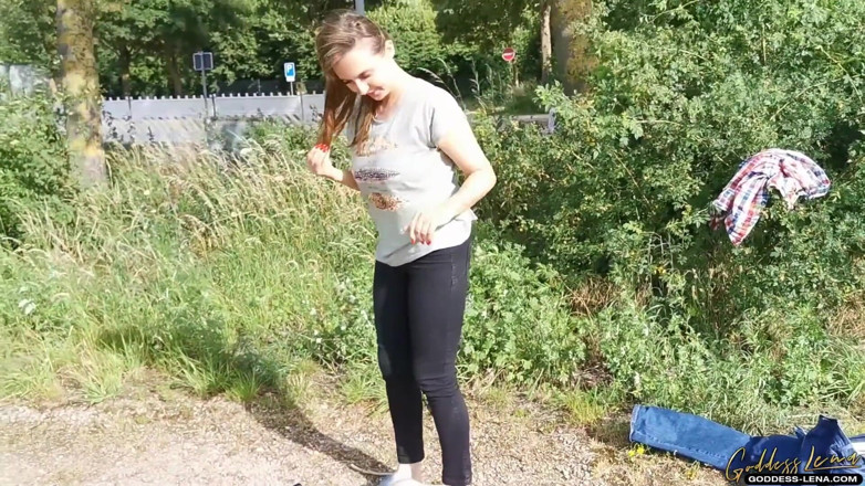 Goddess Lena: Foot date with Birkenstock-sandals